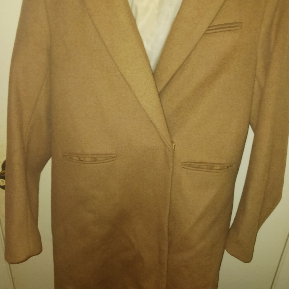 H&M Tan Wool Blend Coat